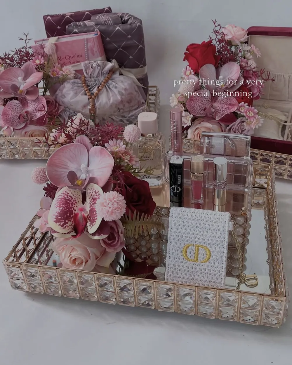 Seserahan tray kristal